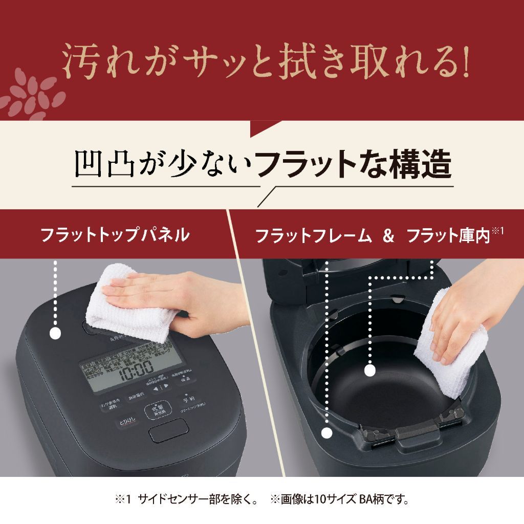 フラットな構造