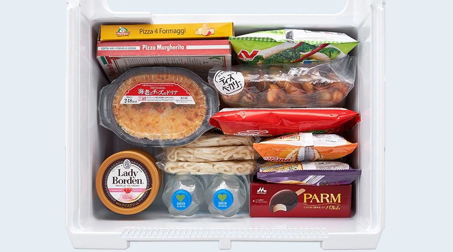 冷凍ケース下段