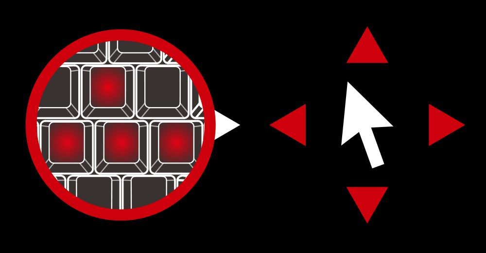 マウス機能搭載