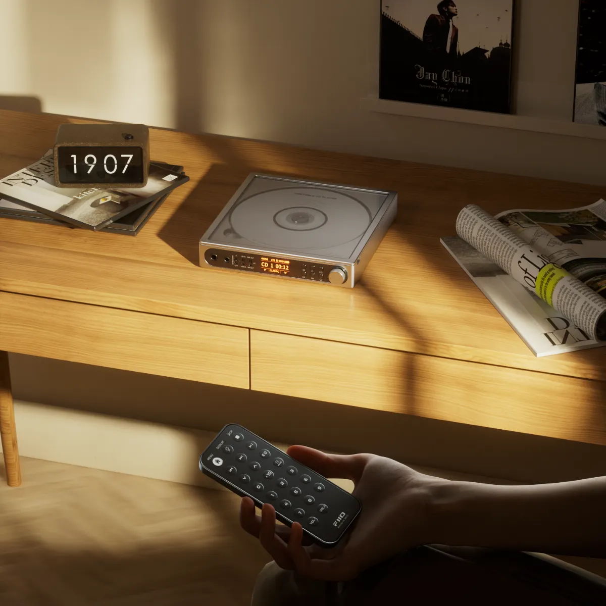 赤外線リモコン付属