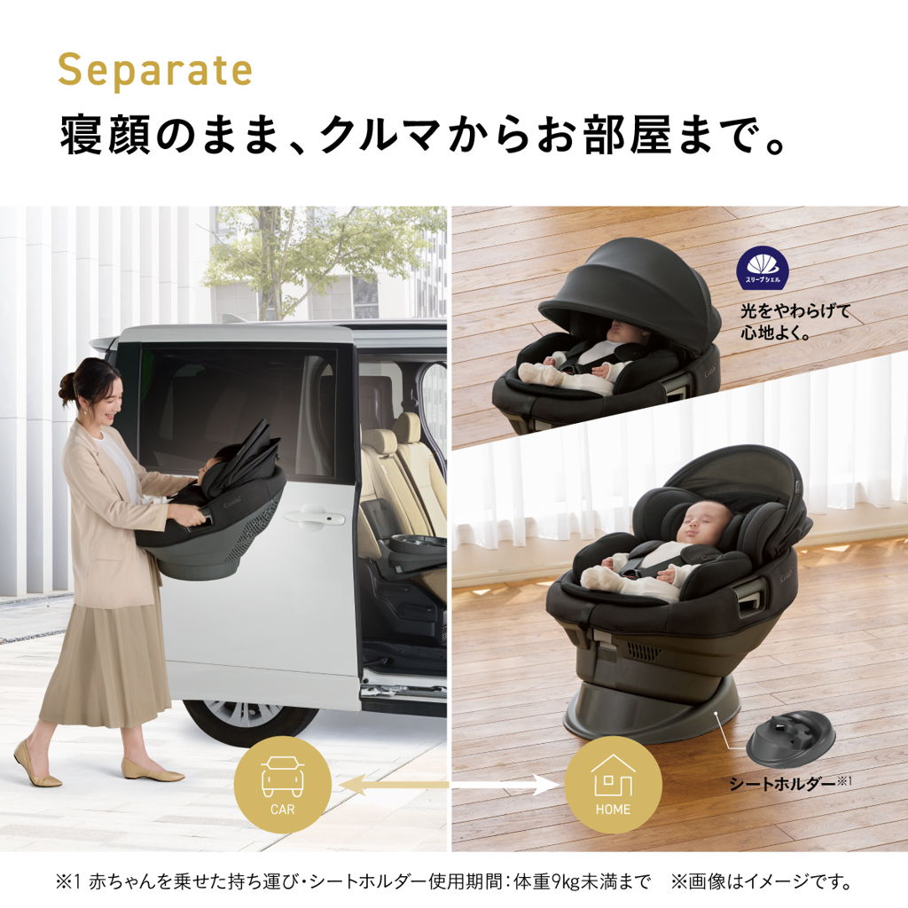 車からお部屋へ