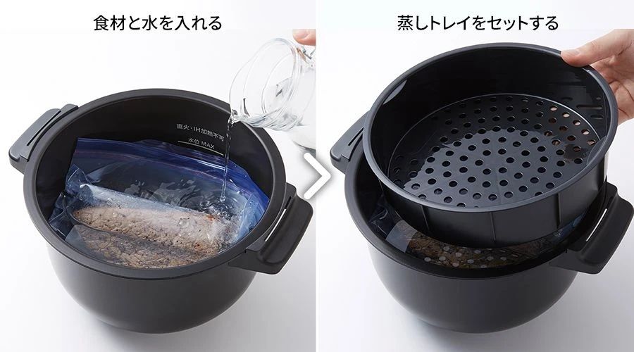 低温調理の使い方イメージ