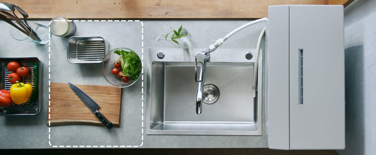 調理スペースが確保