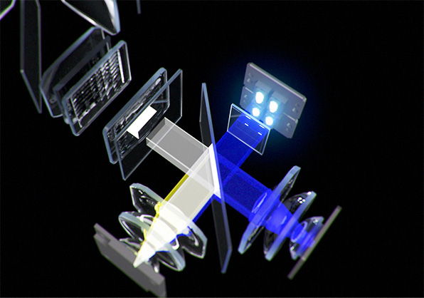 レーザー光源を採用