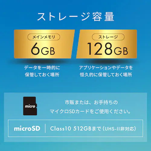 ストレージ容量