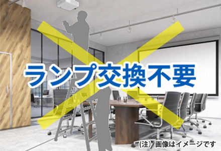 ランプ交換不要