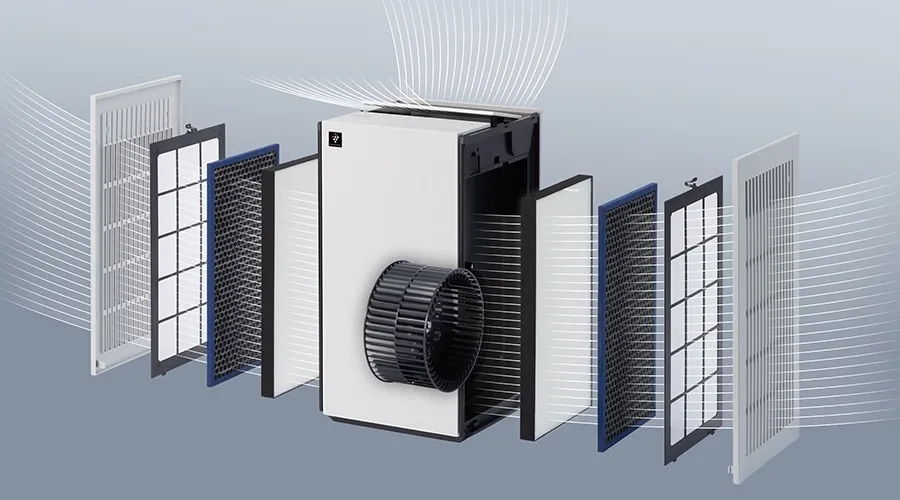 Wフィルター構造
