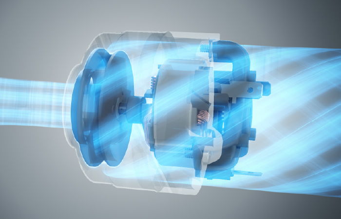 Hi-Power DC モーター搭載