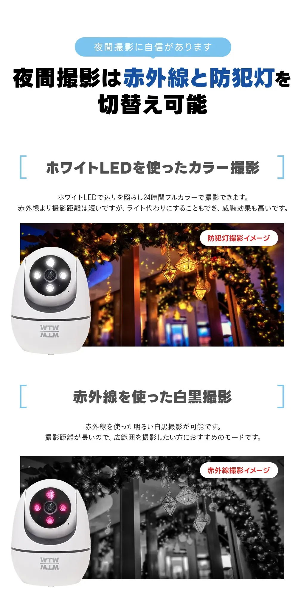 夜間撮影