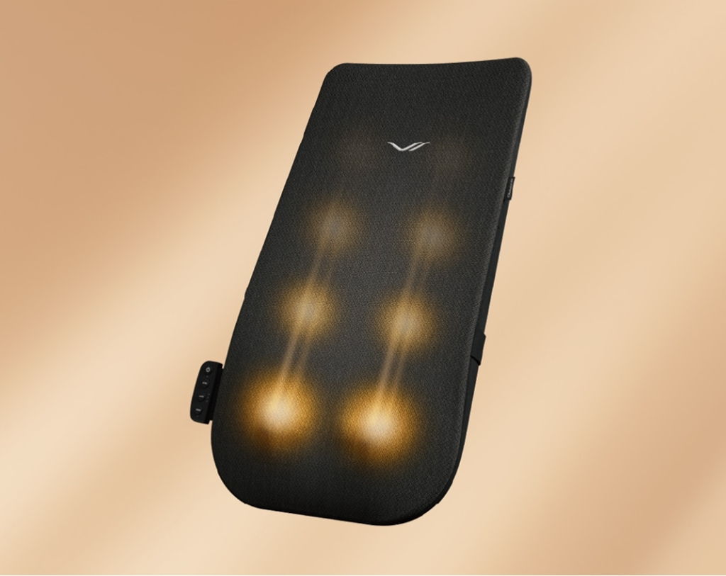 SIXPAD リカバリーマッサージャー [シートタイプL] もみ玉の配置とマッサージ範囲のイメージ