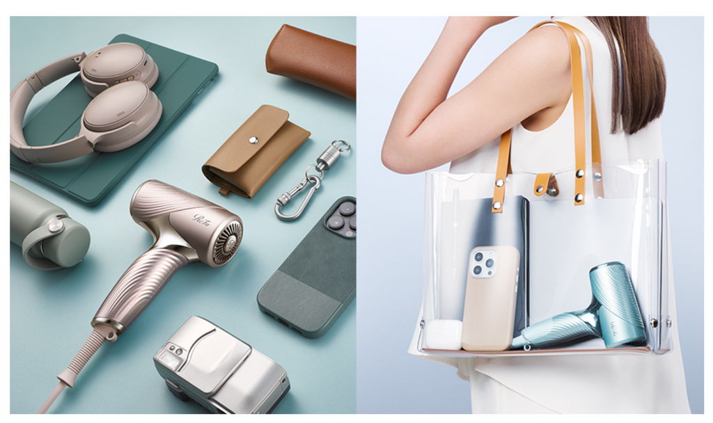 バッグの中でかさばらず軽量・コンパクト