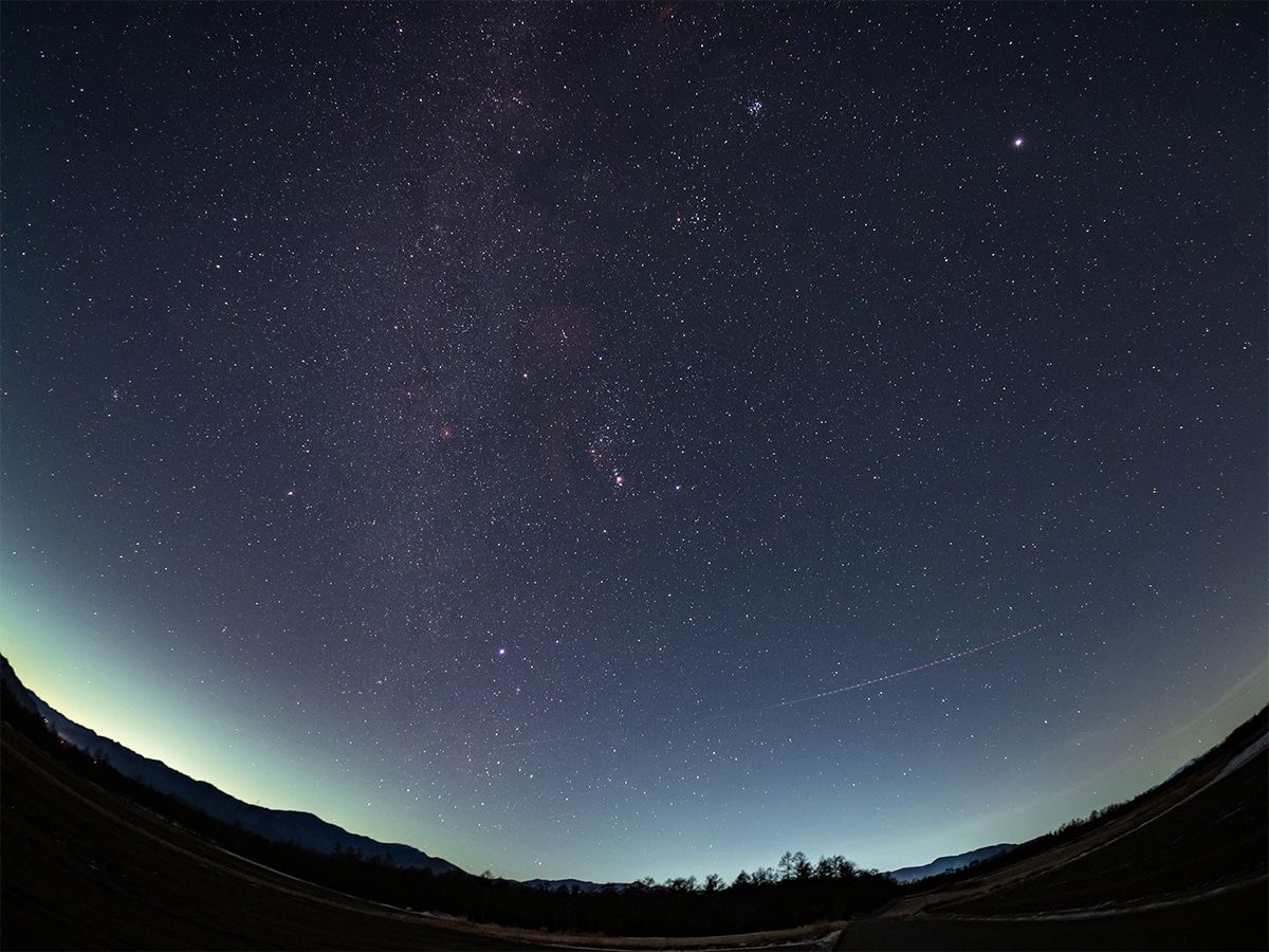 光害カットフィルターを使用した場合