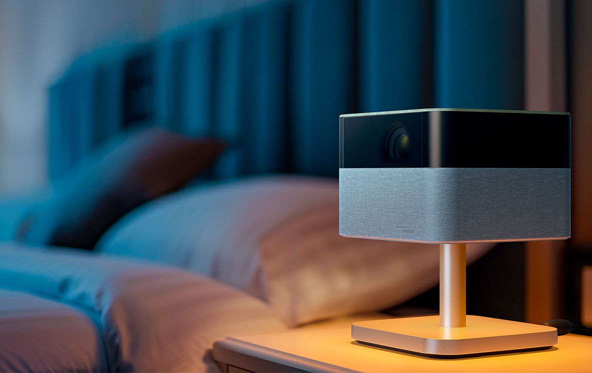 複数パターンの照明で寝室を演出