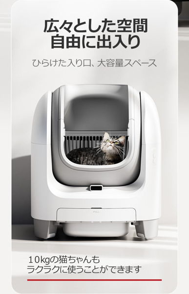 広々とした空間自由に出入り