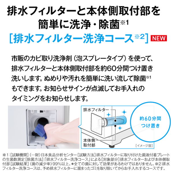 アクア 【右開き】AQW-DMS10A-R ドラム式洗濯乾燥機 洗濯10kg/乾燥5kg 排水フィルター洗浄コース