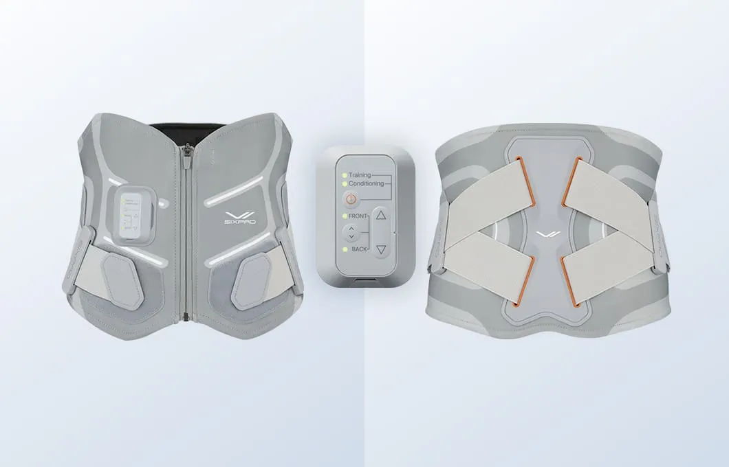 腹部と背中それぞれレベル調節