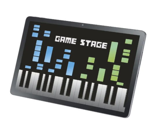 大画面を利用したゲームを楽しめる