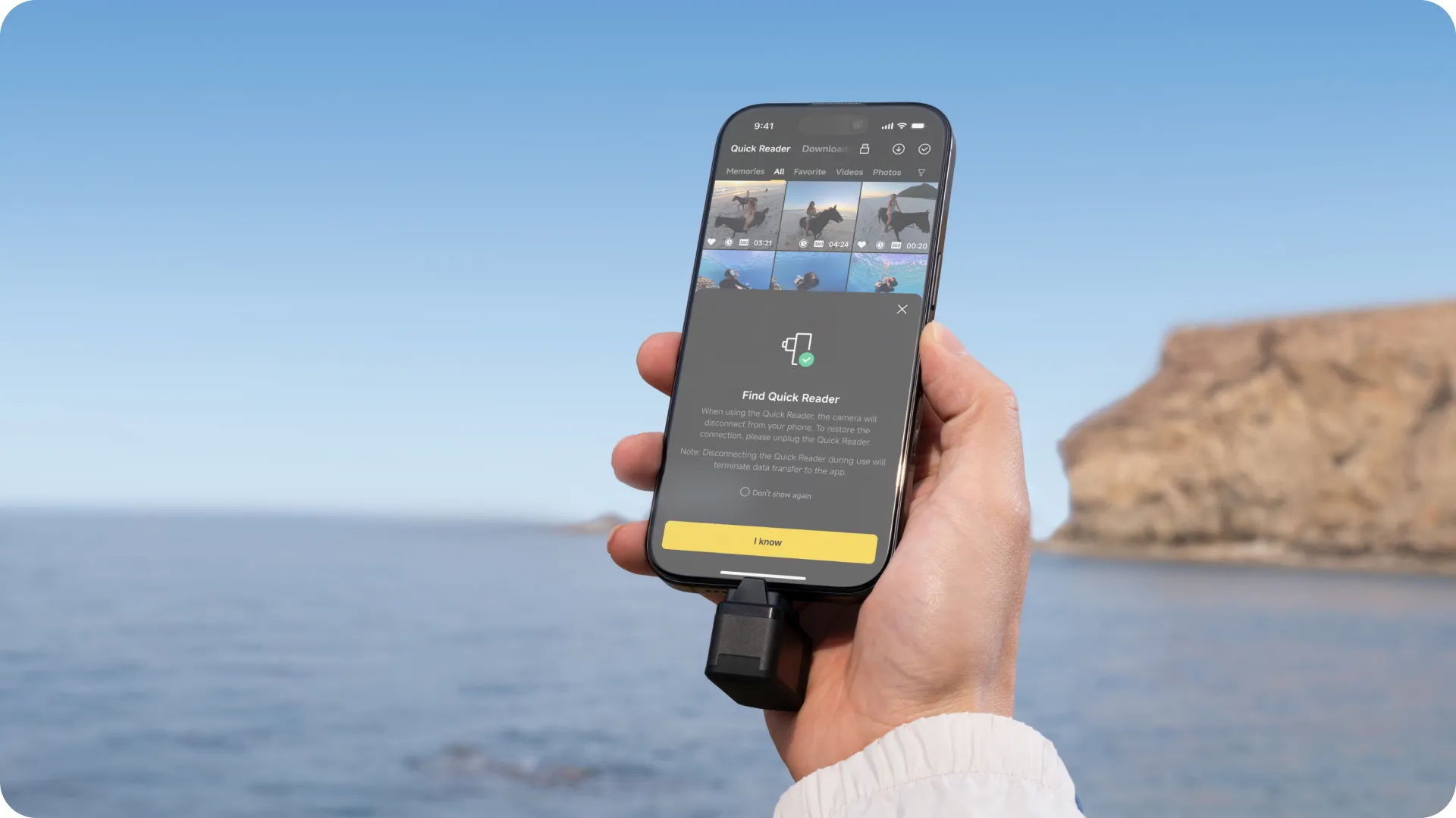 スマートフォンに直接接続