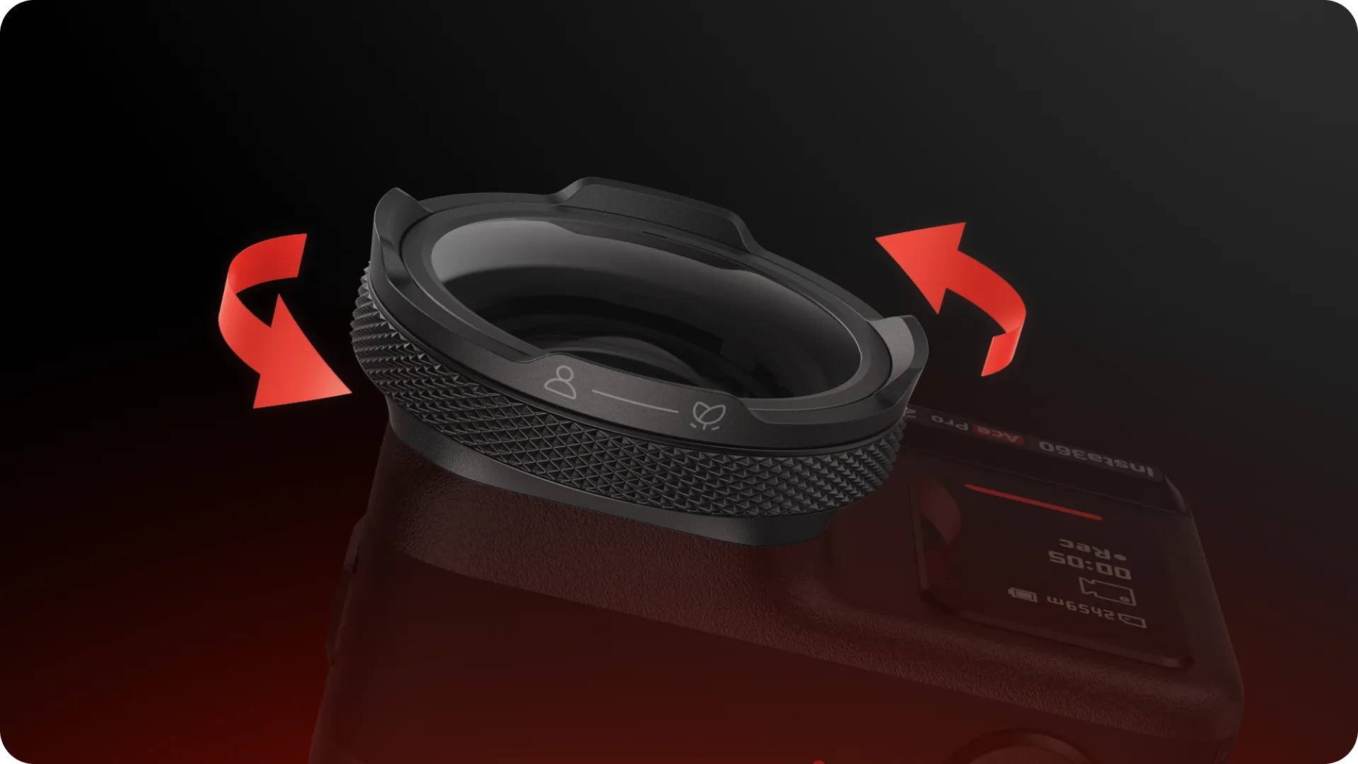 焦点距離が調整可能