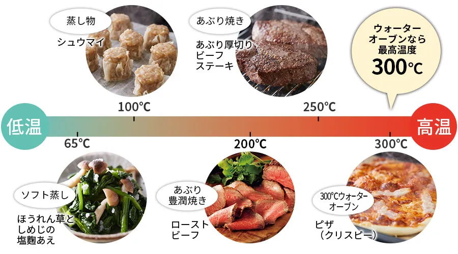 最高温度300℃