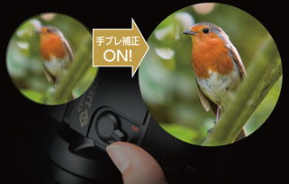 高倍率なのに止まって見える！30mm径世界最小クラスの防振双眼鏡