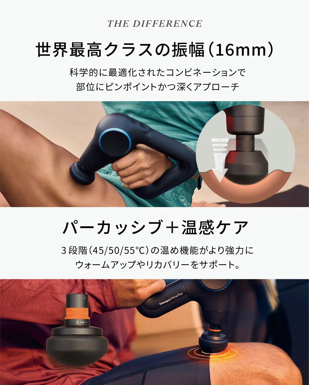 振幅と温感ケア