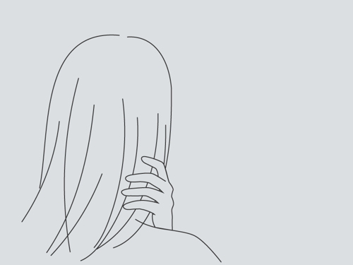 洗髪後の髪の状態