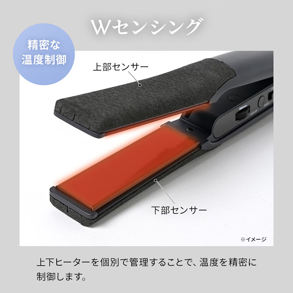 レンタル] ワンダム シルキーブラックヘアアイロン The PREMIUM AHI