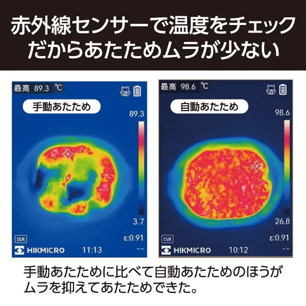 高性能赤外線センサーを搭載
