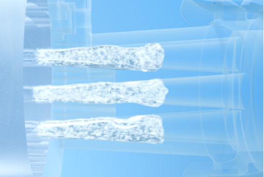 ダブルスパイラルキャビテーション