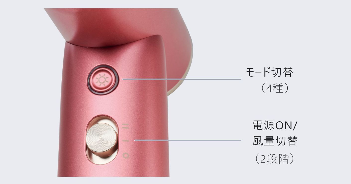 ボタンひとつで速乾・ツヤ・頭皮ケア