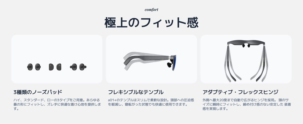 フィット感