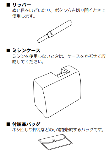 同梱品2