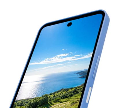 シャープ AQUOS wish6 ディスプレイ 斜めアングル