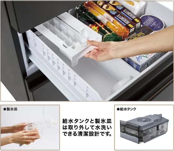 洗える製氷ユニット