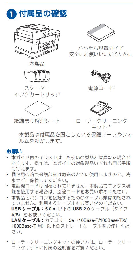 同梱品