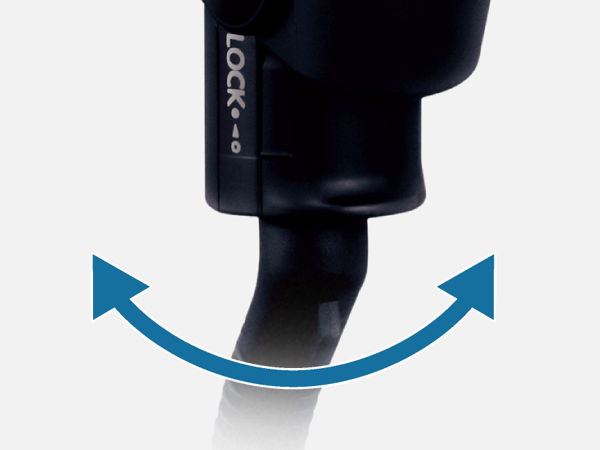 360°回転式コード