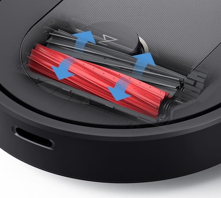 ゴミにとって恐るべき力。デュアルラバーブラシ