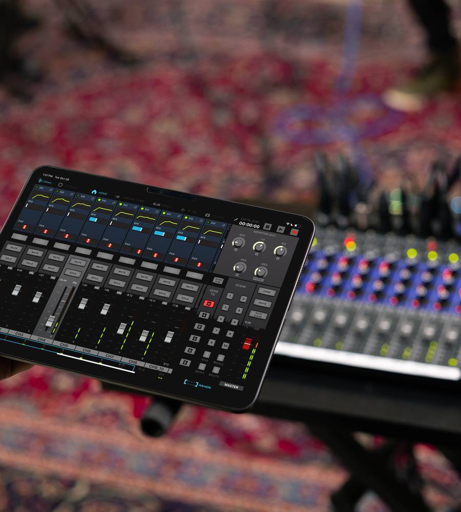  iPadでミキシング