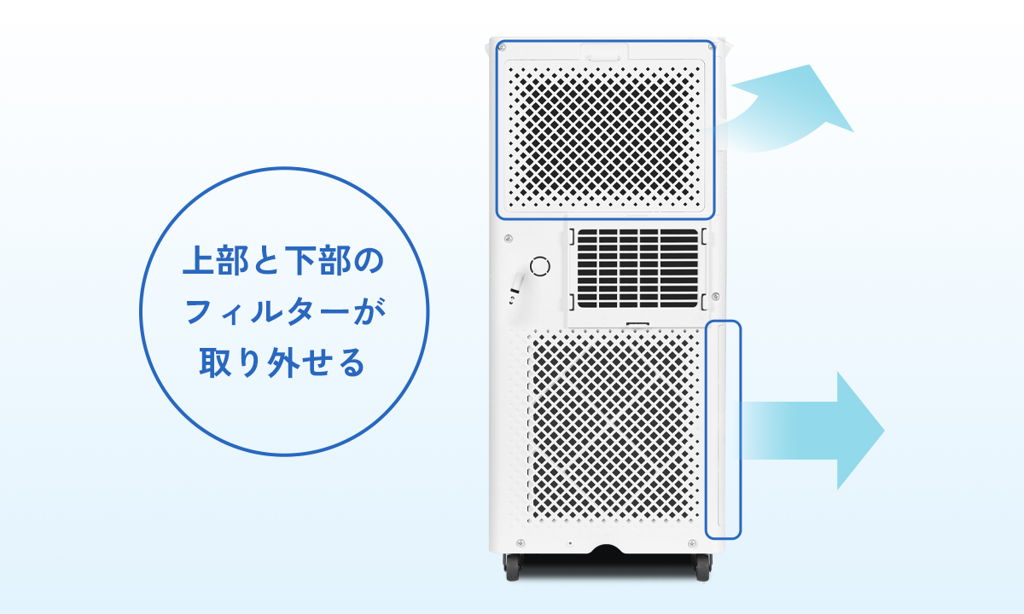 フィルターがお手入れ