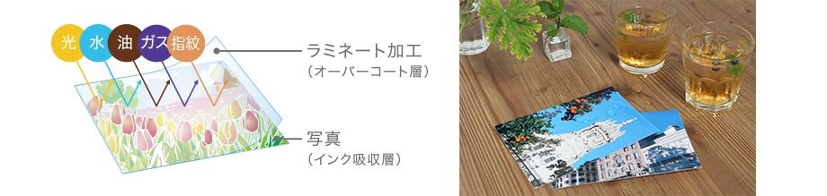 キレイ長持ち、オーバーコート仕上げ