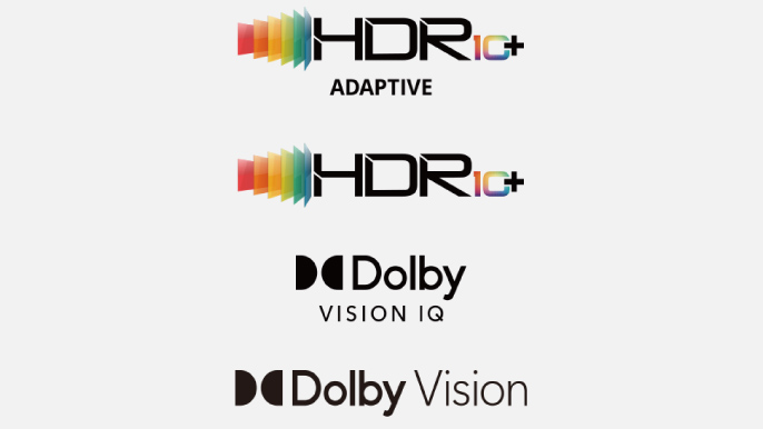 4方式のHDRフォーマットに対応