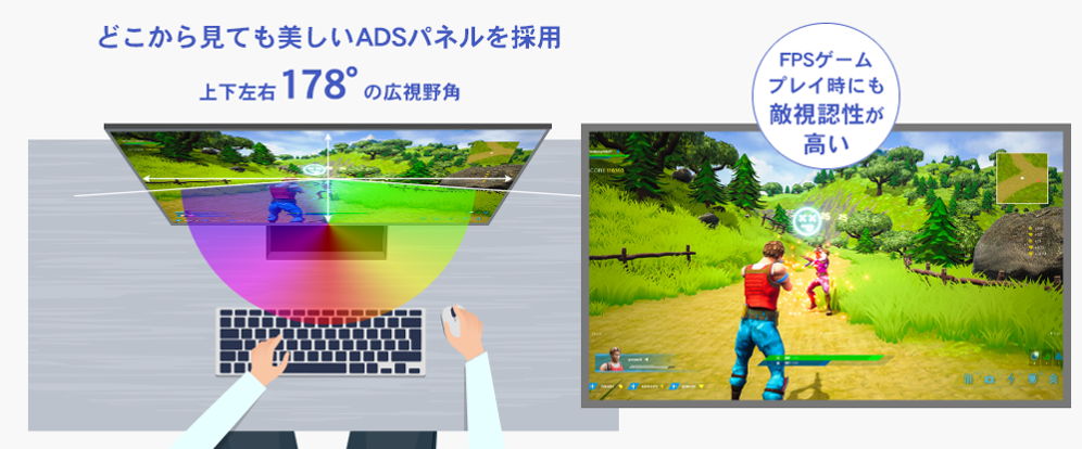 アイ・オー・データ(IODATA) LCD-GD241JD　23.8型ゲーミングディスプレイ 上下左右178度の広視野角ADSパネル