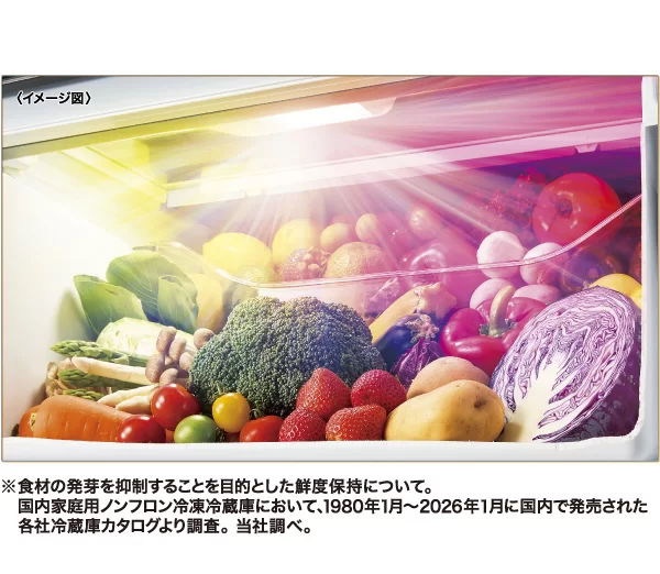 ツインLED野菜室