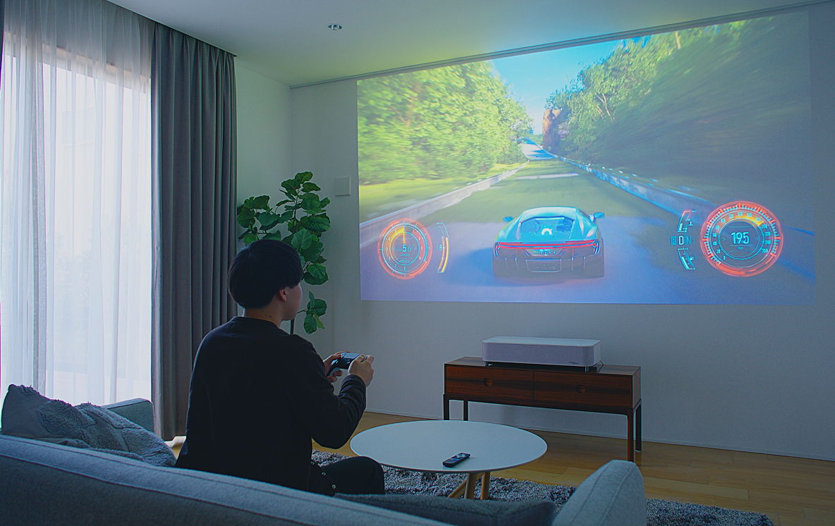 ゲームも大画面で