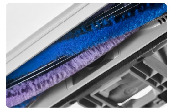 絡みにくいブラシ毛量400%UP