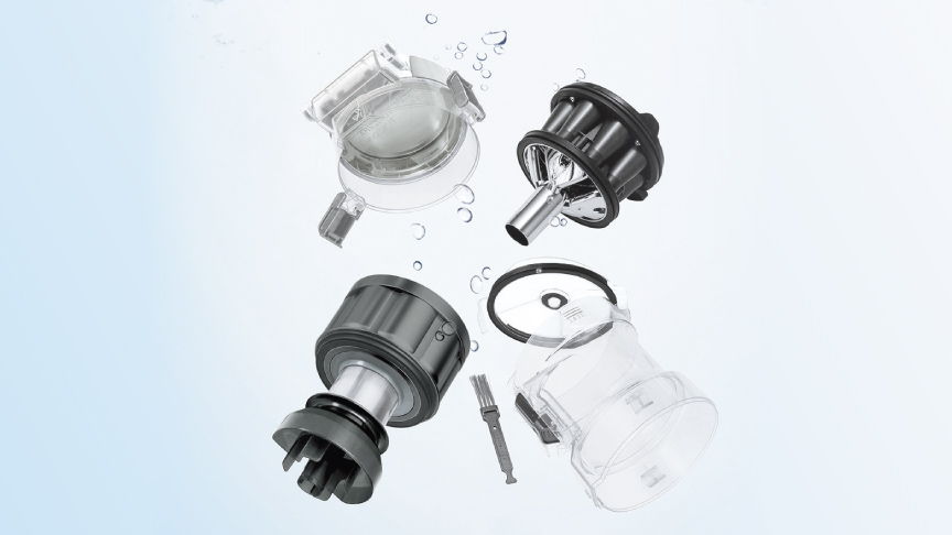 ダストボックスはまるごと水洗いOK