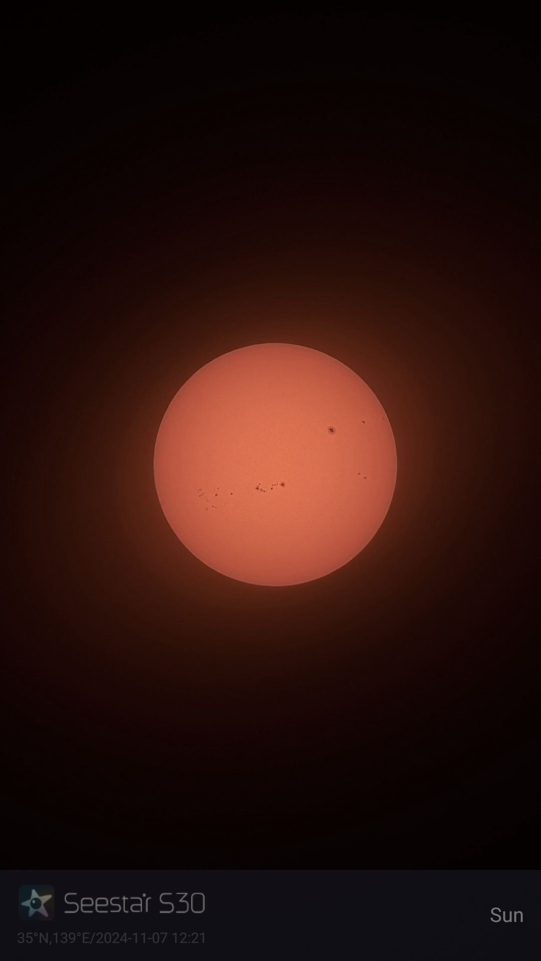 太陽フィルター
