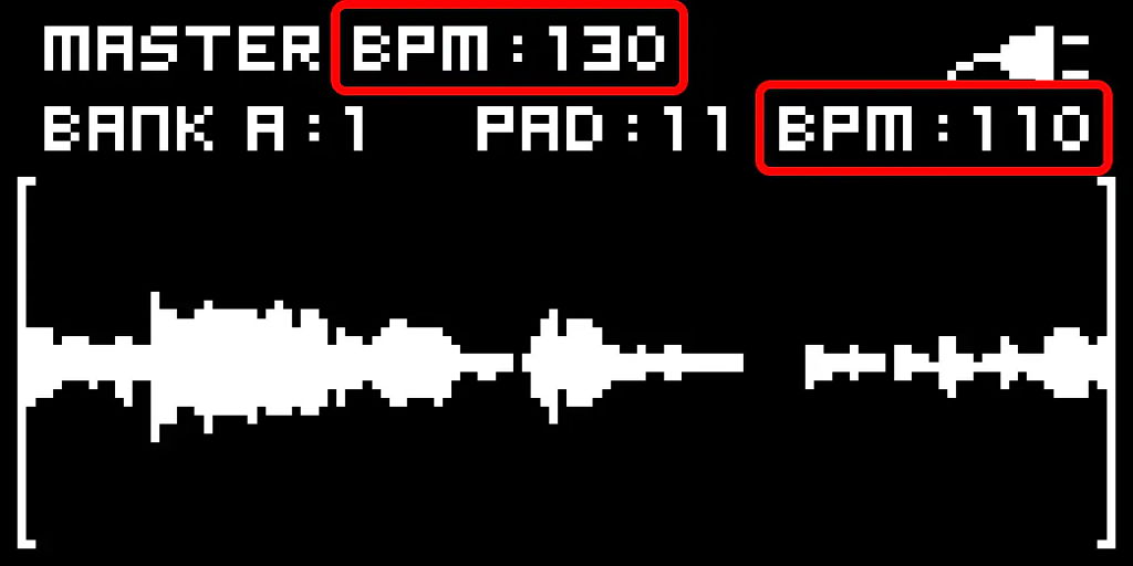 MASTER BPMのテンポ