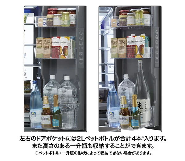 可変するドアポケット